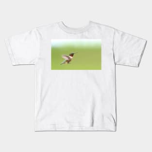 Ruby-throated Hummingbird Kids T-Shirt